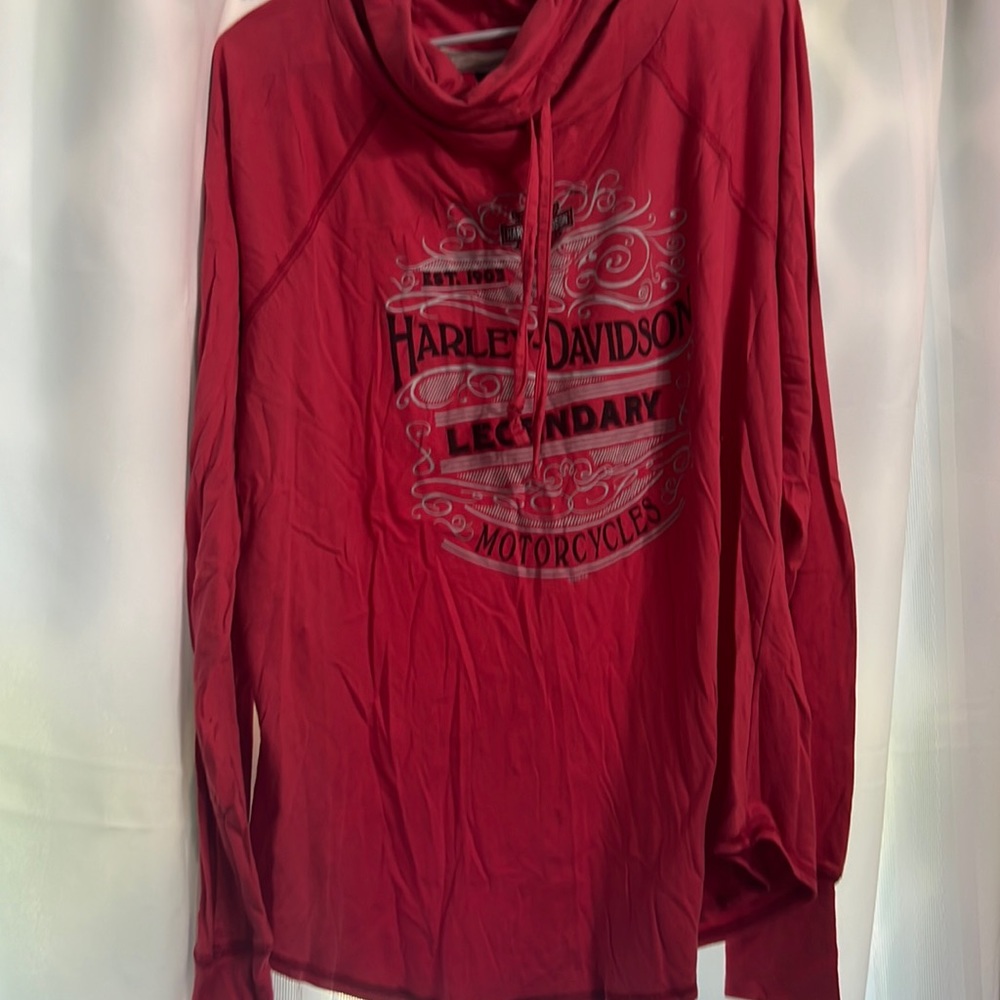 Harley Davidson red pullover